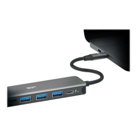 Докинг станция SILICON POWER Boost SU20 Docking station 7in1 USB USB-C HDMI SD card