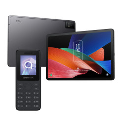 Комплект таблет TCL Tab 11 MediaTek Helio P60T 10.95 inch 2000x1200 WIFI 4GB 64GB Android 13 Dark Grey + телефон TCL Onetouch 4021