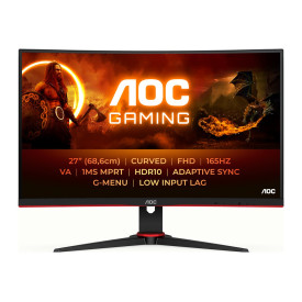 Монитор AOC C27G2E/BK 27 inch VAFHD 165Hz 4ms 250cd/m2 DSub 2xHDMI 2.0 DP