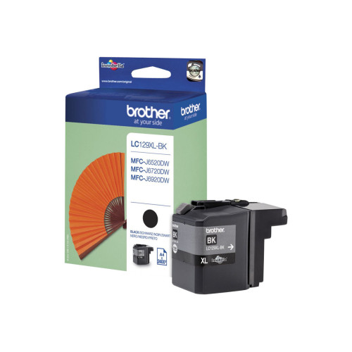 Мастило BROTHER LC129XLBK Ink black de capacitate mare - 2.400 pagini