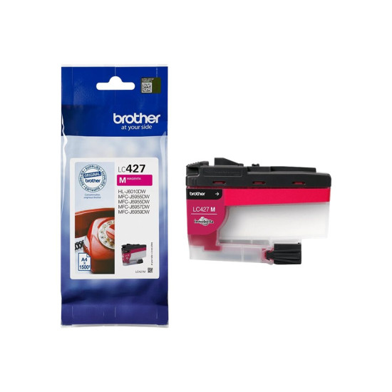 Мастило BROTHER LC427M Magenta Ink Cartridge 1500 Pages