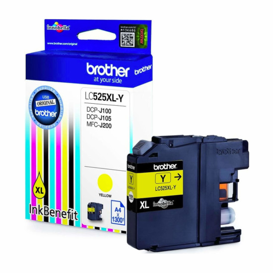 Мастило BROTHER LC525XLY Ink Yellow Мастило BROTHER LC525XLY Ink Yellow
