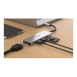 USB хъб D-LINK USB-C 5-port USB 3.0 hub with HDMI and SD and microSD card reader