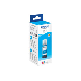 Мастило EPSON1LB 108 EcoTank Cyan Ink Bottle