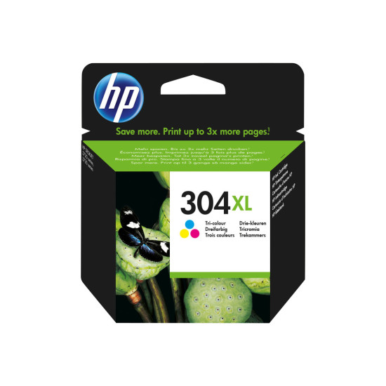 Мастило HP 304XL original Tri-color Ink cartridge N9K07AE UUS