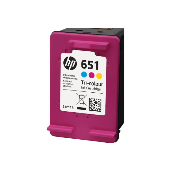 Мастило HP 651 original Ink cartridge C2P11AE BHK Tri-color