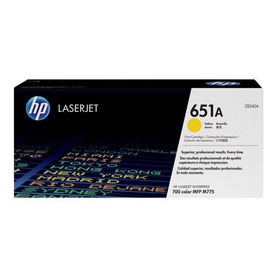 Тонер касета HP 651A original Toner cartridge CE342A yellow standard capacity 16.000 pages 1-pack