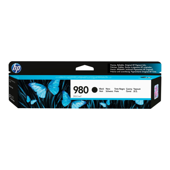 Мастило HP 980A original Ink cartridge D8J10A black standard capacity 203.5ml 10.000 pages 1-pack Office jet Enterprise Мастило HP 980A original Ink cartridge D8J10A black standard capacity 203.5ml 10.000 pages 1-pack Office jet Enterprise