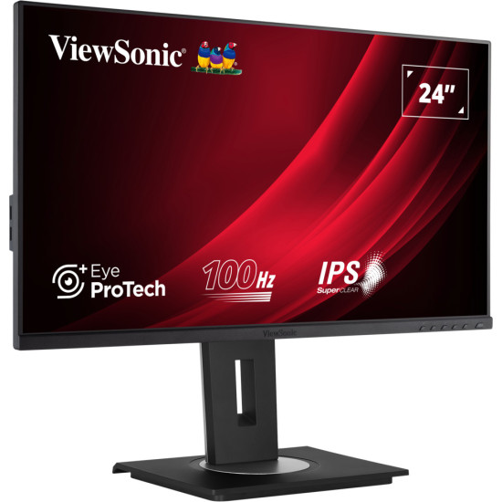 Монитор VIEWSONIC VG2448A-2, 24 инча IPS 1920x1080, HDMI, VGA, DP, 4xUSB