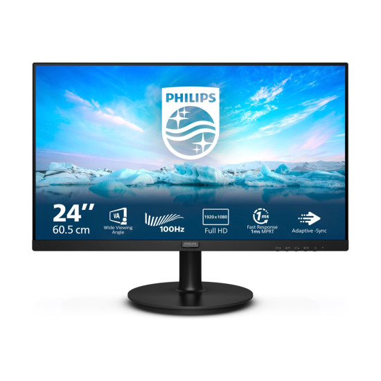 Монитор PHILIPS 241V8LAB/00 23.8 inch VA 1920x1080 16:9 HDMI D-SUB Black