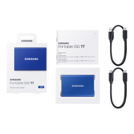 Външен SSD диск SAMSUNG T7 2TB USB 3.2 Gen 2 Indigo Blue