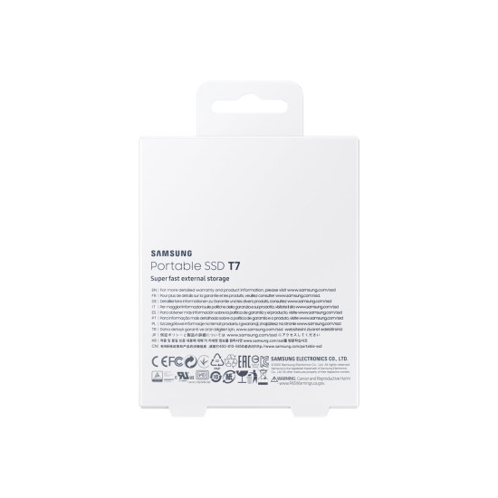 Външен SSD диск SAMSUNG T7 2TB USB 3.2 Gen 2 Indigo Blue