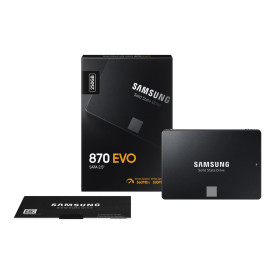 Вътрешен SSD диск SAMSUNG SSD 870 EVO 250GB SATA III 2.5 inch 560MB/s read 530MB/s write