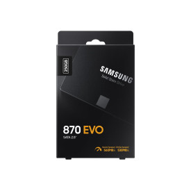 Вътрешен SSD диск SAMSUNG SSD 870 EVO 250GB SATA III 2.5 inch 560MB/s read 530MB/s write