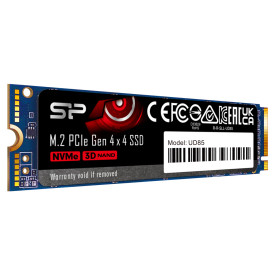 Вътрешен SSD диск SILICON POWER SSD UD85 250GB M.2 PCIe NVMe Gen4x4 NVMe 1.4 3300/1300MB/s