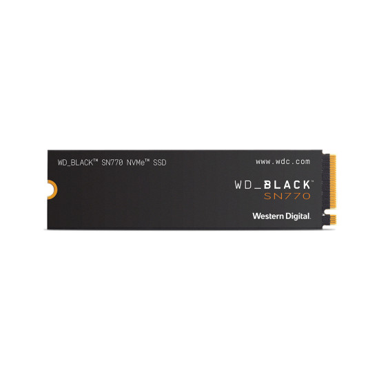 Вътрешен SSD диск WESTERN DIGITAL Black SSD SN770 NVMe 1TB PCIe Gen4 16GT/s M.2 2280 Вътрешен SSD диск WESTERN DIGITAL Black SSD SN770 NVMe 1TB PCIe Gen4 16GT/s M.2 2280