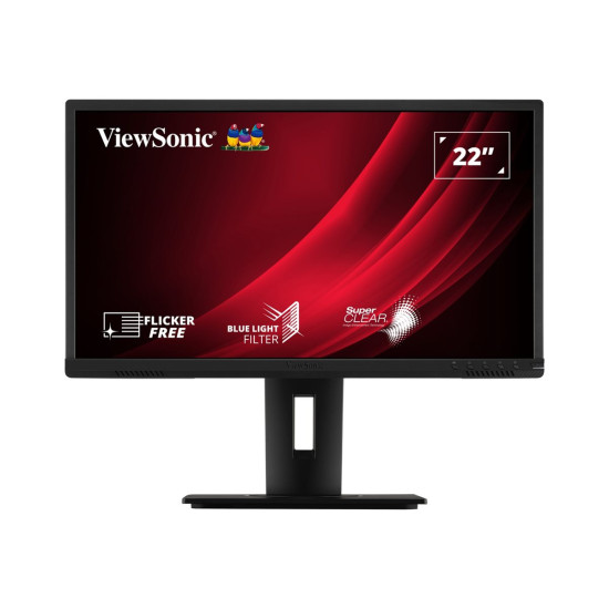 Монитор VIEWSONIC VG2440 22 inch 16:9 1920x1080 Full HD SuperClear MVA 5ms VGA HDMI DisplayPort USB speakers full ergonomic stand