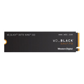 Вътрешен SSD диск WESTERN DIGITAL Black SSD SN770 NVMe 500GB PCIe Gen4 16GT/s M.2 2280