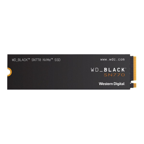 Вътрешен SSD диск WESTERN DIGITAL Black SSD SN770 NVMe 500GB PCIe Gen4 16GT/s M.2 2280