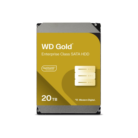 Вътрешен твърд диск WESTERN DIGITAL Gold 20TB HDD SATA 6Gb/s Enterprise 3.5 inch 512MB cache