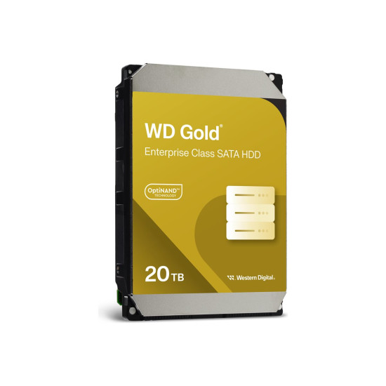 Вътрешен твърд диск WESTERN DIGITAL Gold 20TB HDD SATA 6Gb/s Enterprise 3.5 inch 512MB cache
