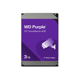 Вътрешен твърд диск WESTERN DIGITAL Purple 3TB SATA HDD 3.5 inch internal 256MB Cache
