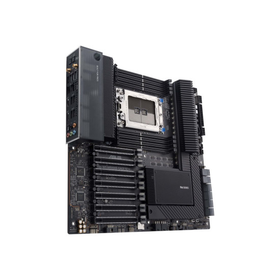 Дънна платка ASUS Pro WS WRX80E-SAGE SE WIFI E-ATX 8xDDR4 7xPCIe 4.0/3.0 x16 3xM.2 12xSATA 6 MB