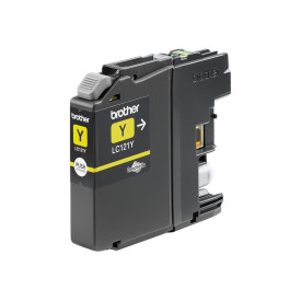 Мастило BROTHER LC121Y ink yellow 300pages for DCP-J752DW MFC-J470DW -J870DW