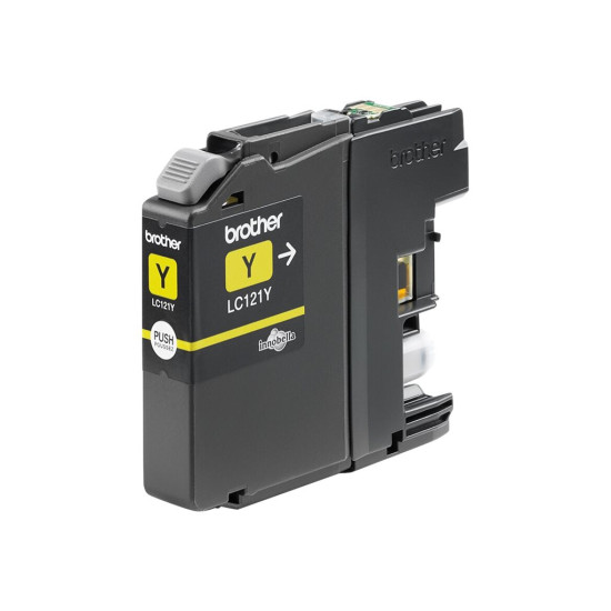 Мастило BROTHER LC121Y ink yellow 300pages for DCP-J752DW MFC-J470DW -J870DW
