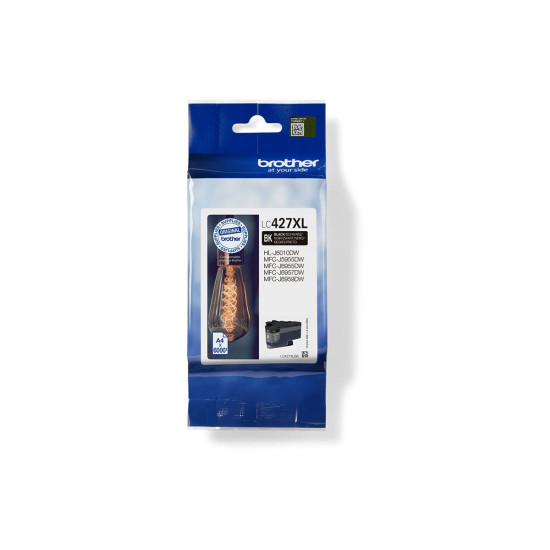 Мастило BROTHER LC427XLBK Black Ink Cartridge - 6000 Pages