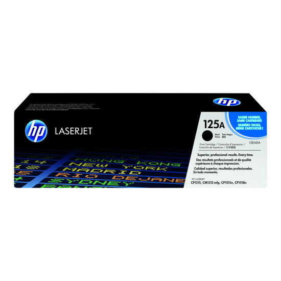 Тонер касета HP 125A original Colour LaserJet Toner cartridge CB540A black standard capacity 2.200 pages 1-pack