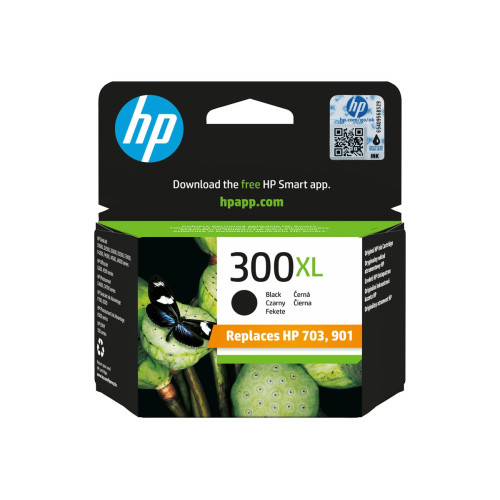 Мастило HP 300XL original Ink cartridge CC641EE UUS black high capacity 12ml 600 pages 1-pack with Vivera Ink cartridge