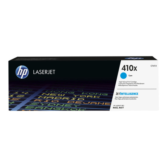 Тонер касета HP 410X original Toner cartridge CF411X cyan HY