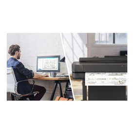 Плотер HP DesignJet T650 36 inch Colour Ink-Jet A0 2400x1200dpi USB LAN Wi-Fi