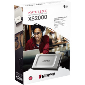 Външен SSD диск KINGSTON XS2000 1TB USB 3.2