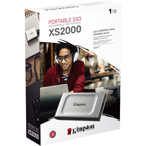 Външен SSD диск KINGSTON XS2000 1TB USB 3.2