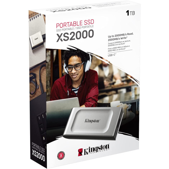 Външен SSD диск KINGSTON XS2000 1TB USB 3.2