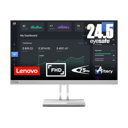 Монитор LENOVO L25e-40 24.5 inch FHD VA 250nits VESA HDMI VGA