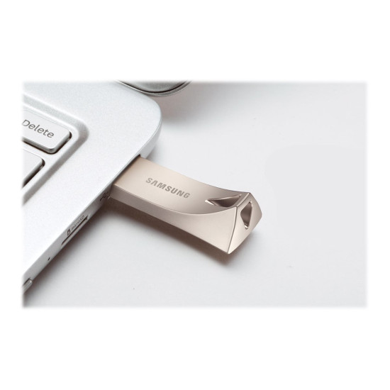 Флаш памет SAMSUNG BAR Plus 128GB USB 3.1 Champagne Silver