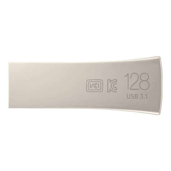 Флаш памет SAMSUNG BAR Plus 128GB USB 3.1 Champagne Silver