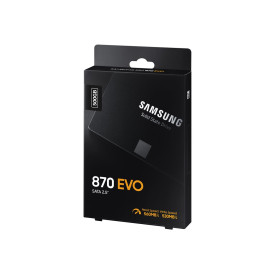 Вътрешен SSD диск SAMSUNG SSD 870 EVO 500GB SATA III 2.5 inch 560MB/s read 530MB/s write
