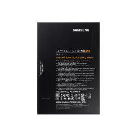 Вътрешен SSD диск SAMSUNG SSD 870 EVO 500GB SATA III 2.5 inch 560MB/s read 530MB/s write