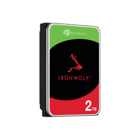 Вътрешен твърд диск SEAGATE NAS HDD 2TB IronWolf 5400rpm 6Gb/s SATA 256MB cache 3.5 inch