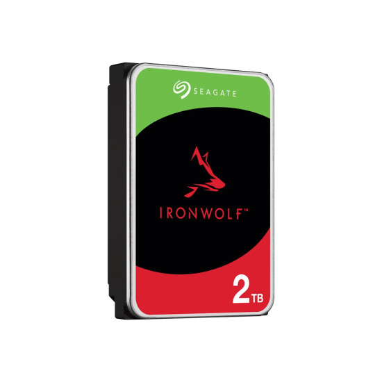 Вътрешен твърд диск SEAGATE NAS HDD 2TB IronWolf 5400rpm 6Gb/s SATA 256MB cache 3.5 inch