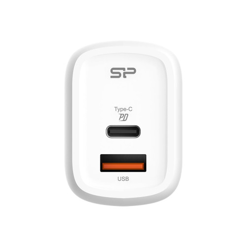 Зарядно SILICON POWER Boost Charger QM25 30W USB Type-A USB Type-C White