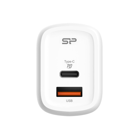 Зарядно SILICON POWER Boost Charger QM25 30W USB Type-A USB Type-C White