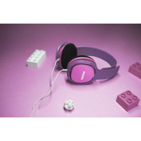 Слушалки Philips SHK2000PK, Лилаво-розови