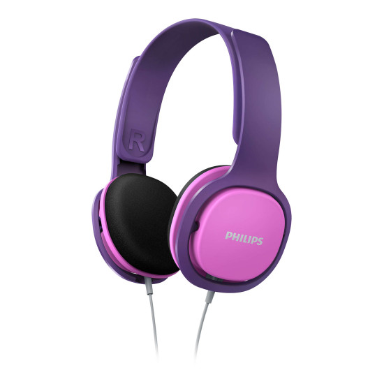 Слушалки Philips SHK2000PK, Лилаво-розови