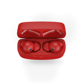 Слушалки URBANISTA ATLANTA Bluetooth earphones black 34 hours total playtime Hybrid active noise cancelling Touch controls IPX4 red