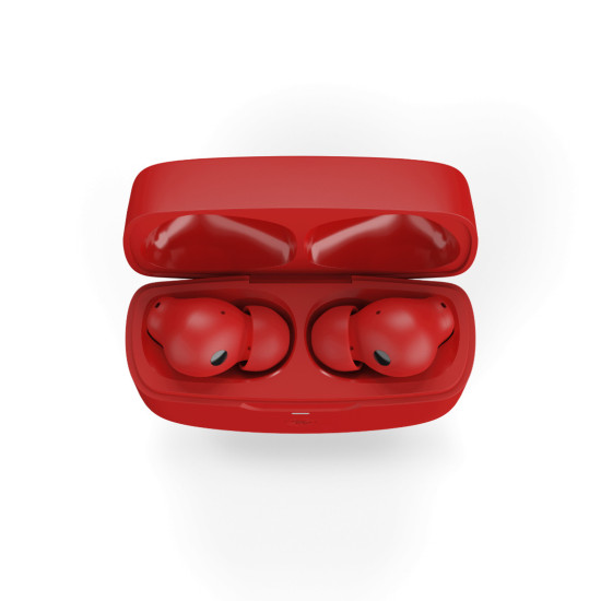 Слушалки URBANISTA ATLANTA Bluetooth earphones black 34 hours total playtime Hybrid active noise cancelling Touch controls IPX4 red